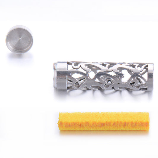 Stainless Steel Perfume Diffuser Pendant Necklace